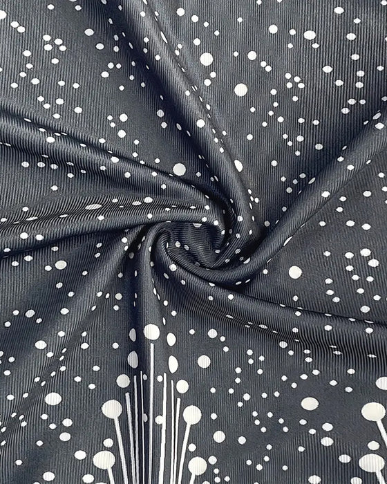 Jurk Mouwloos V-Hals Gedrukt