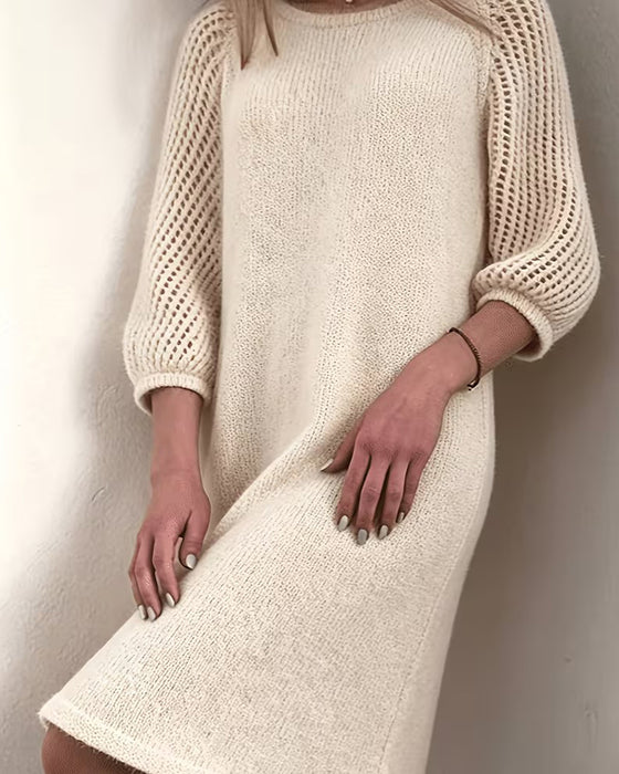 Trui Jurk Rondhals 3/4 Mouw
