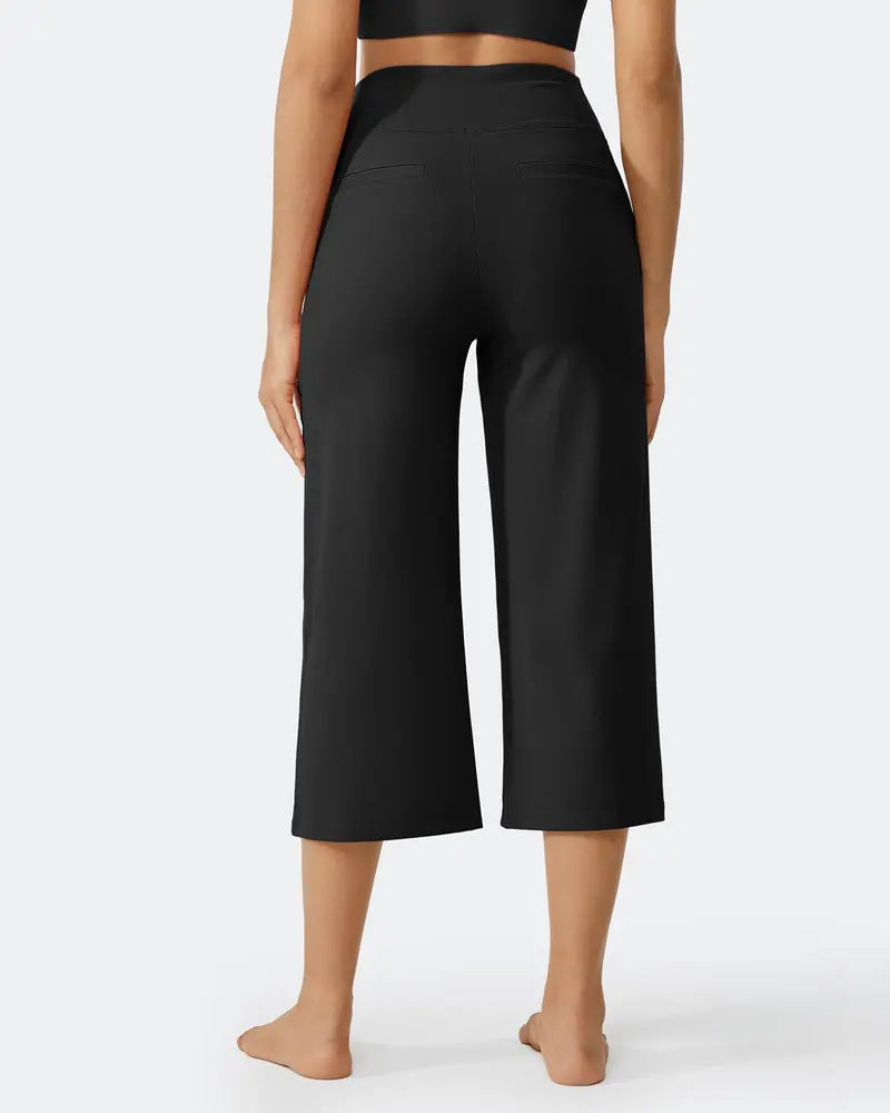 Broek Effen Casual Veelzijdig Cropped