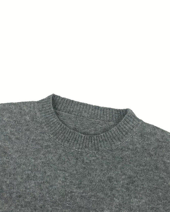 Pullover Rondhals Zijkant Split