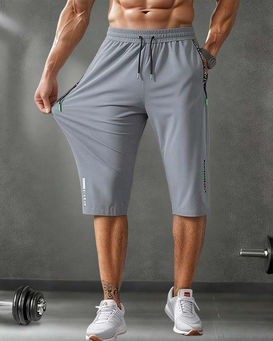 Broek Elastische Taille Capri Sneldrogend Sport