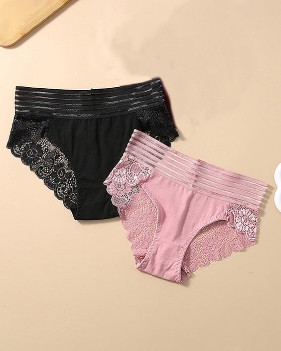 Slip Wijde Taille Kant