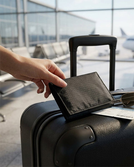 Portefeuille De Voyage Sécurisé Caché Poche Cachée Pour Passeport Argent Cartes