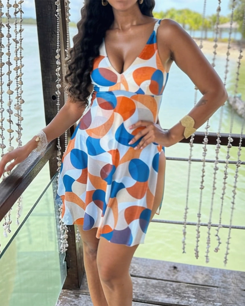 Eendelig Stip Bedrukt Striksluiting-Voor