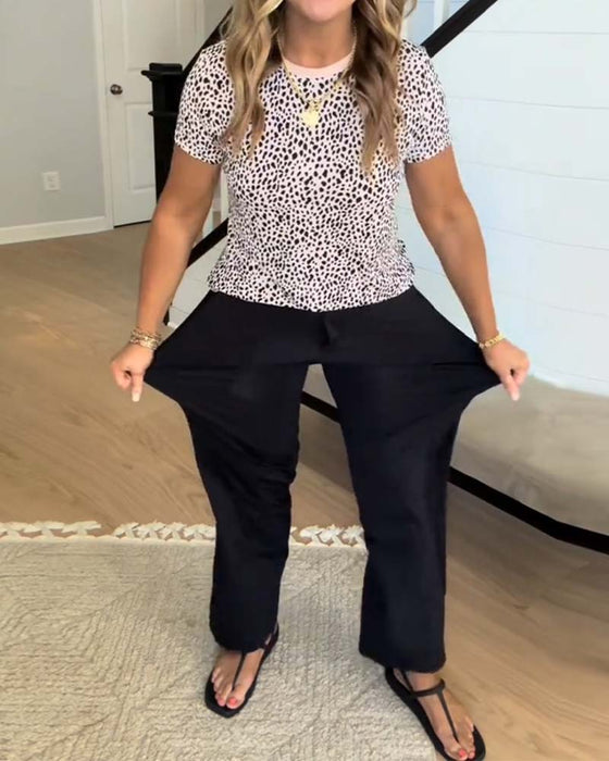 Broek Recht Veelzijdig Casual