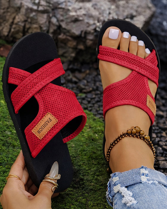 Sandalen Minimalistisch Mesh Instap Mode Glijden