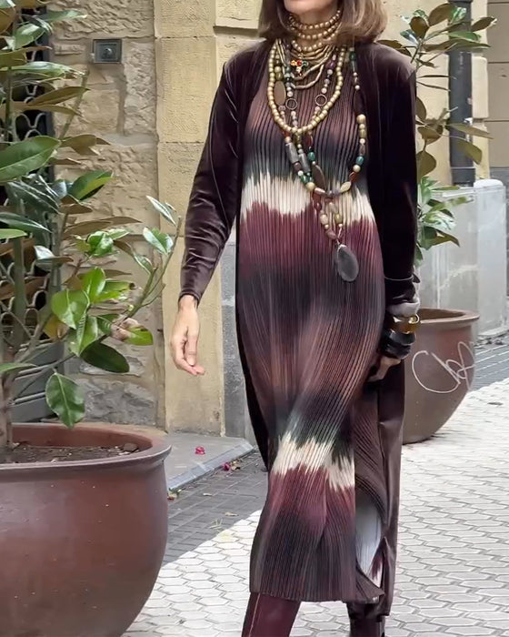 Jurk Modieus Verloop Plooien