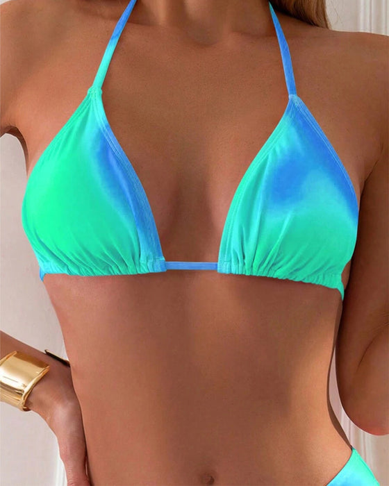 Bikini Tie Dye Gedrukt