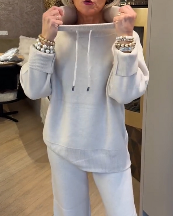 Trui Hoge Hals Trekkoord Mode