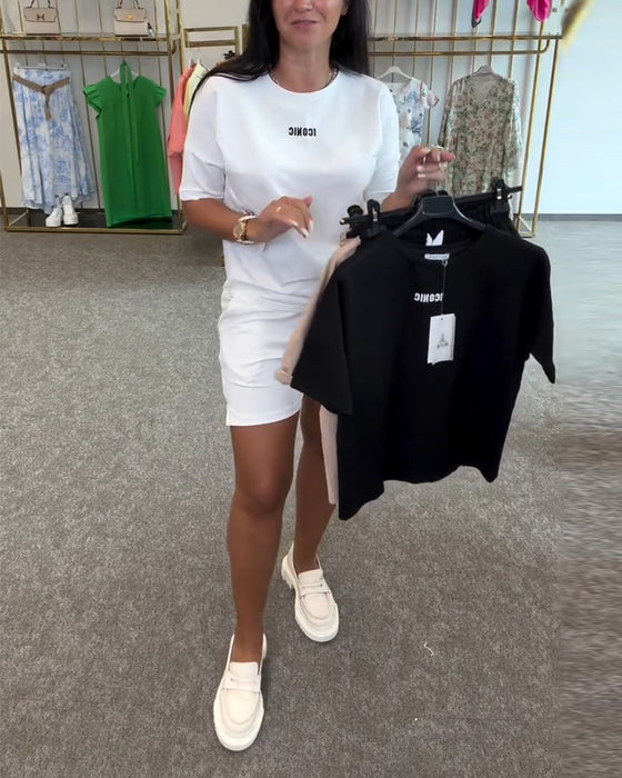 Set Gedrukt Casual Tweedelig