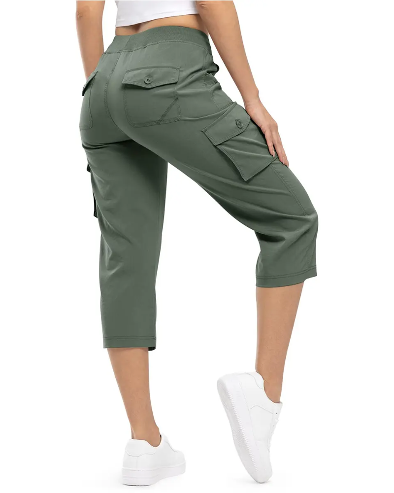Broek Casual Cropped Multi-Zak Wandelen
