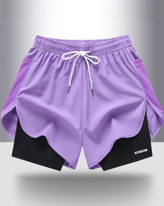 Shorts Ademend Snel Drogend Dubbellaags