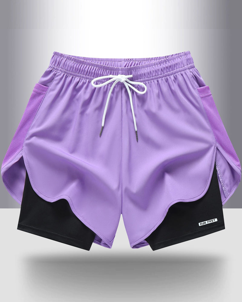 Shorts Ademend Snel Drogend Dubbellaags