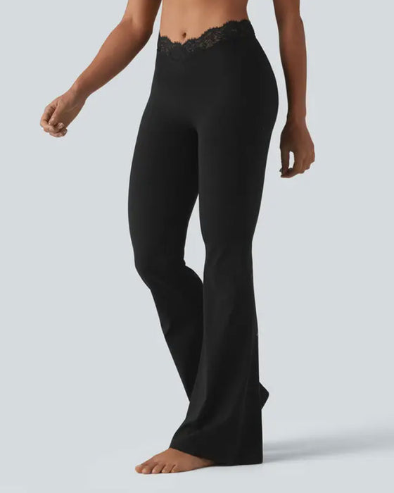 Broek Kant Taille Licht Uitlopend Yoga