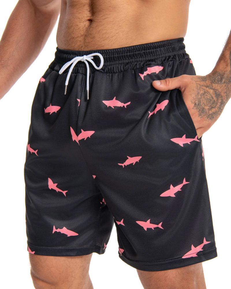 Heren Shorts Middenriem Met Trekkoord