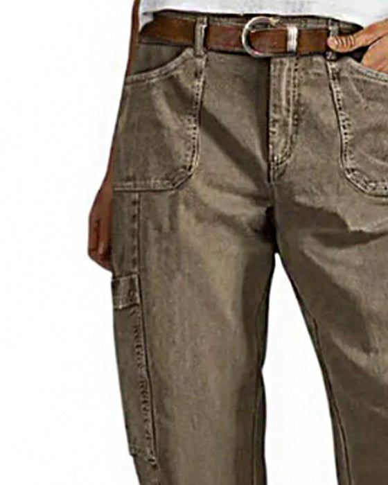 Broek Vintage Design Casual
