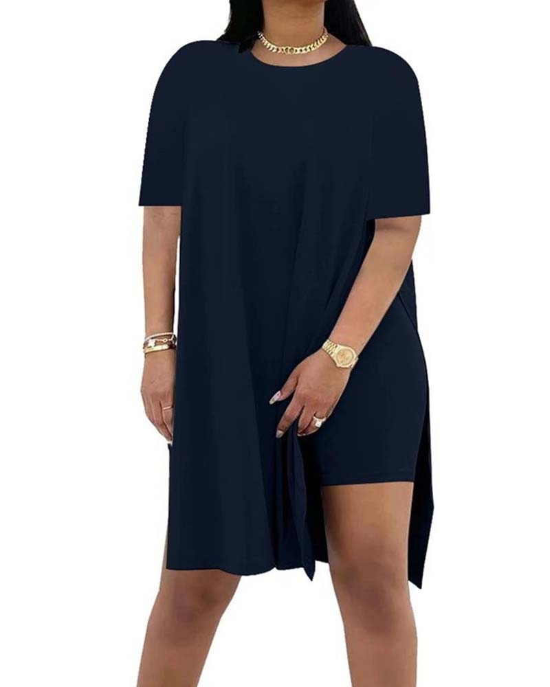 Set Effen Los Korte Mouw Broek