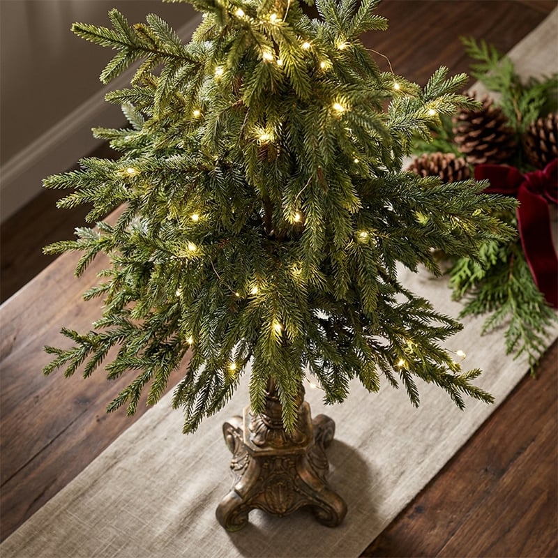 Verlichte tafelkerstboom
