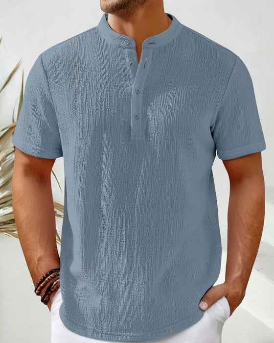 Overhemd Effen Los Henley