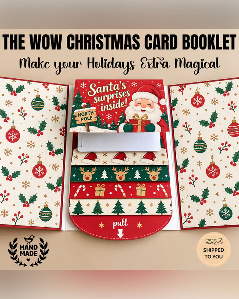 Boekje Waterval Kerstcadeaukaart