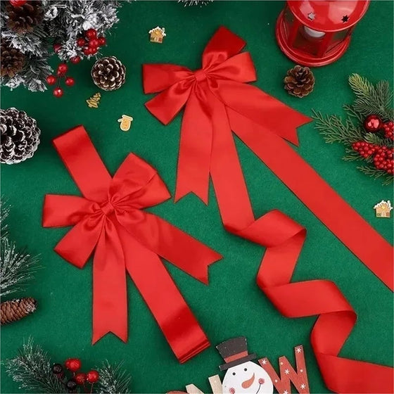 Kerst Deur Strik Lint Decoratie
