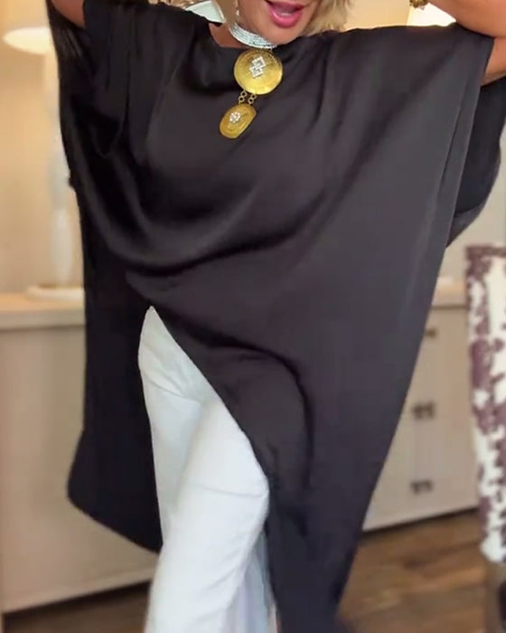Blouse casual mode onregelmatig los