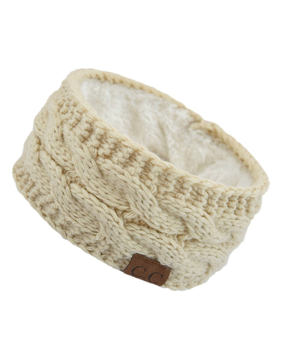Fleece Gebreide Hoofdband Voor Herfst En Winter