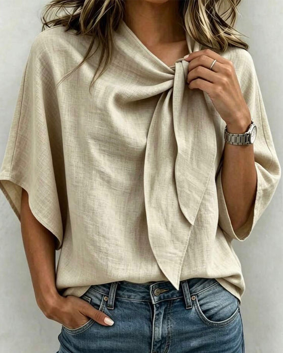 Blouse Casual Effen Kleur