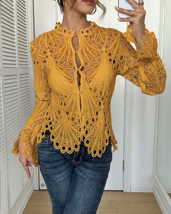 Jas Cut-Out Klokmouw