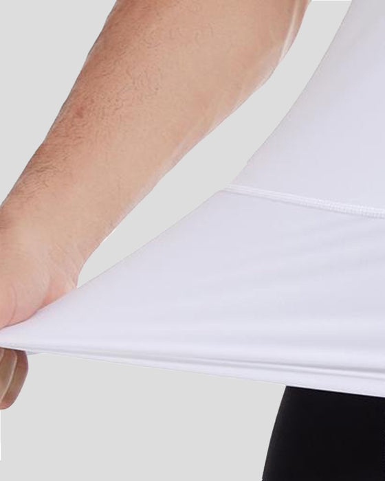 Heren strak buikvest in effen kleur