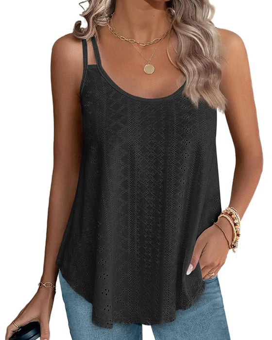 Cami Top Bloemenprint V-Hals