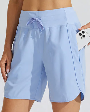 Hoge Taille Sportieve Shorts Met Buikcontrole