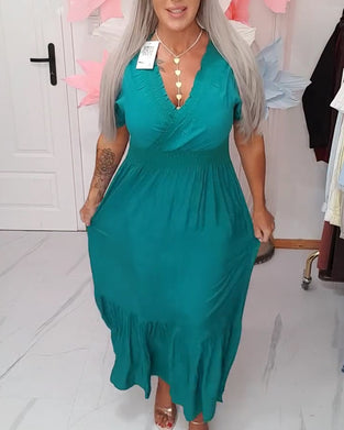 Jurk Elegant V-Hals A-Lijn