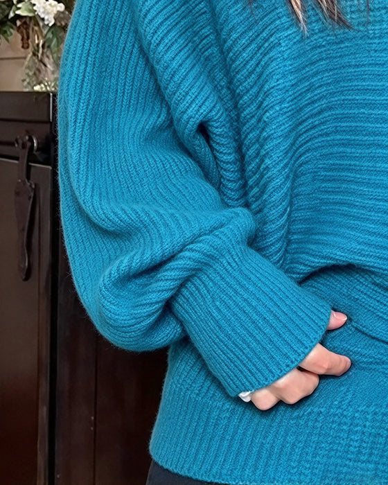 Pullover Stijlvol Vleermuismouw