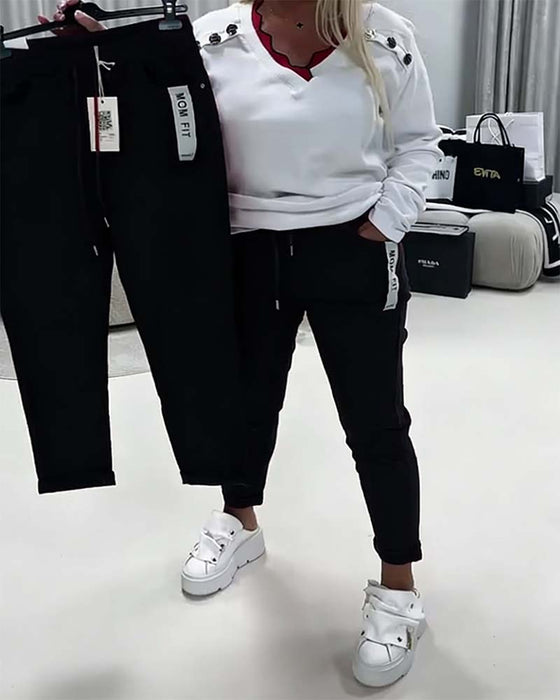 Broek Mode Rek Trelusknoop