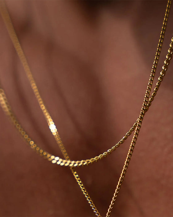 Minimaal Pendant Ketting Duo