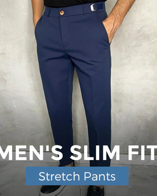 Broek Heren Stretch Slim Fit