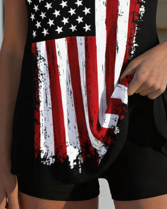Tankini Vlag Casual Tweedelig
