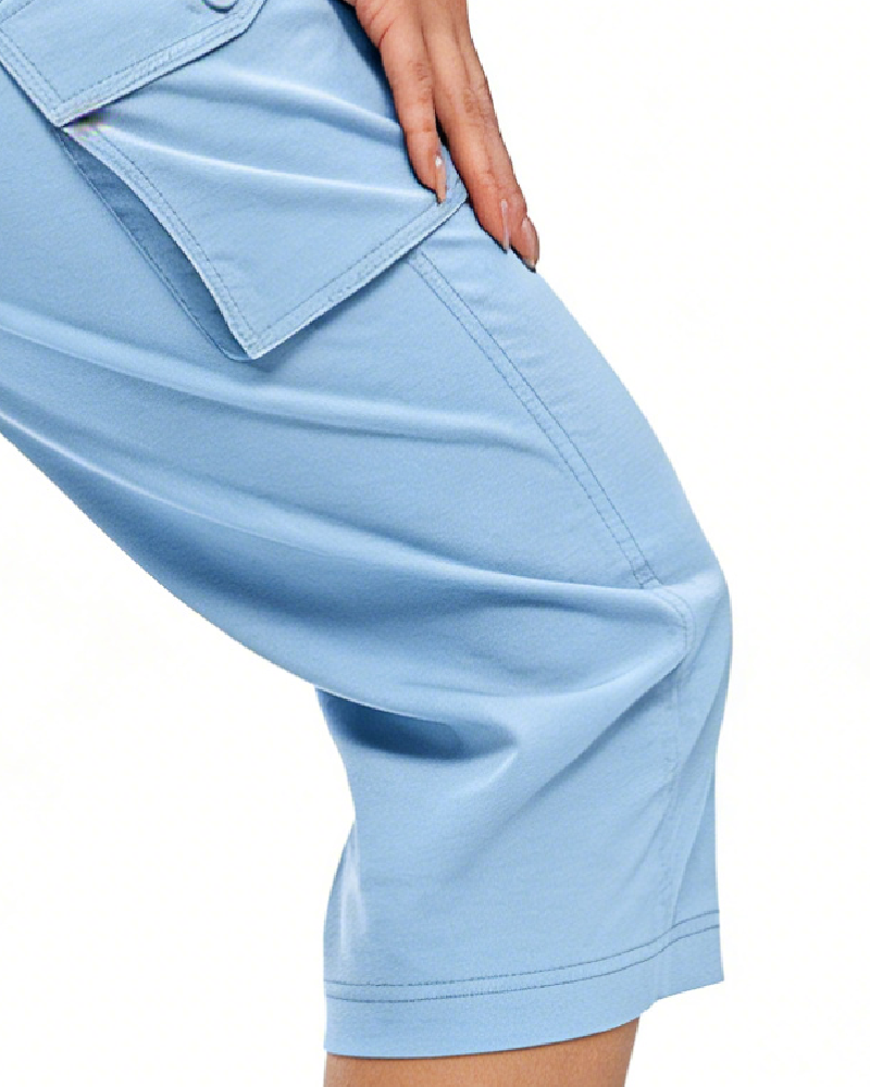 Broek Casual Cropped Multi-Zak Wandelen