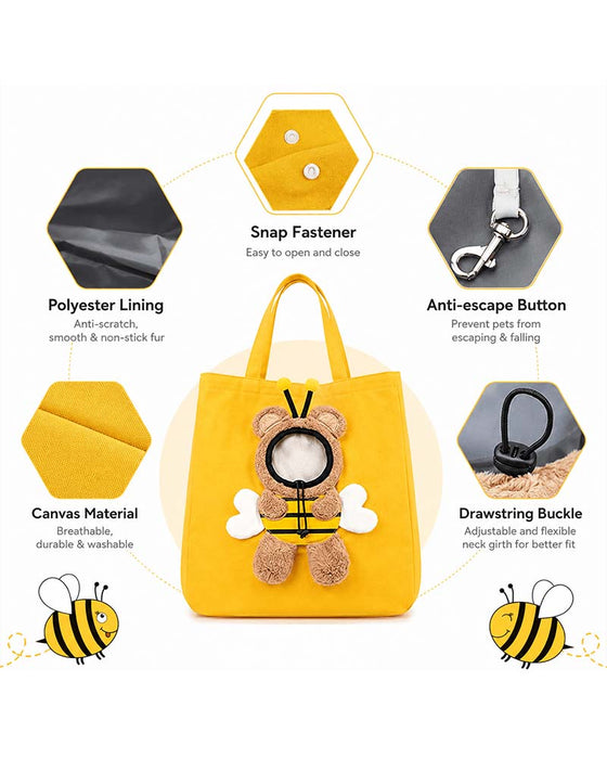 Tas Schattig Personage Huisdierdrager Canvas Tote
