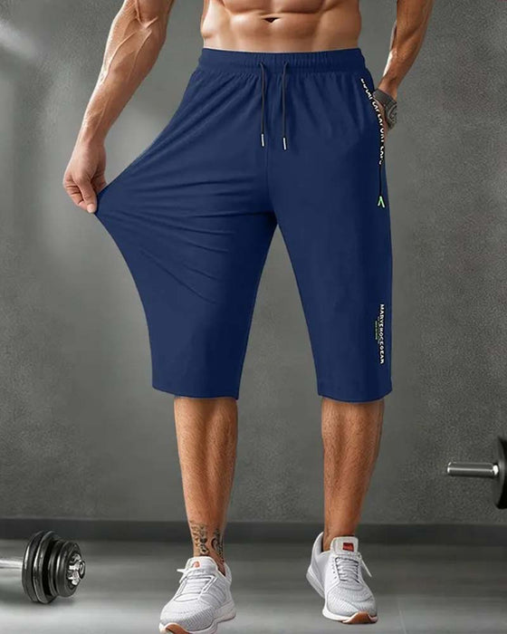 Broek Elastische Taille Capri Sneldrogend Sport