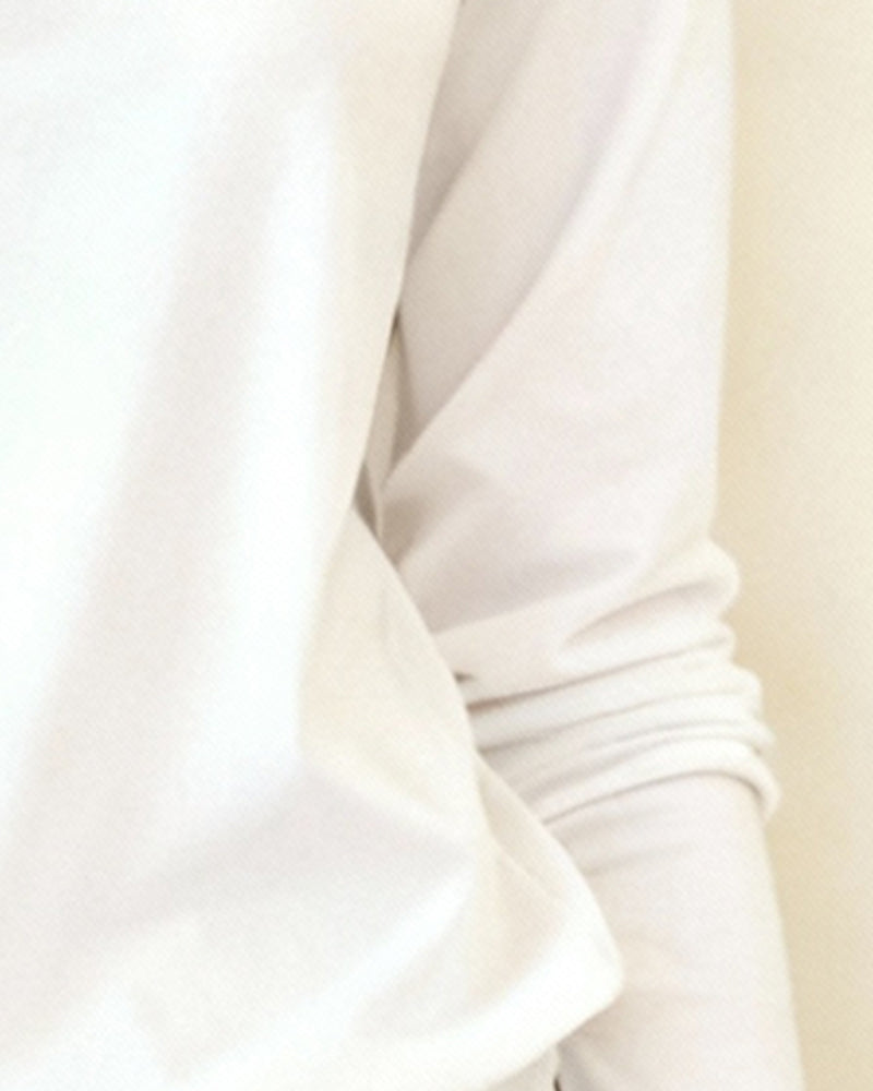 Top 100% Katoen Crewneck Casual