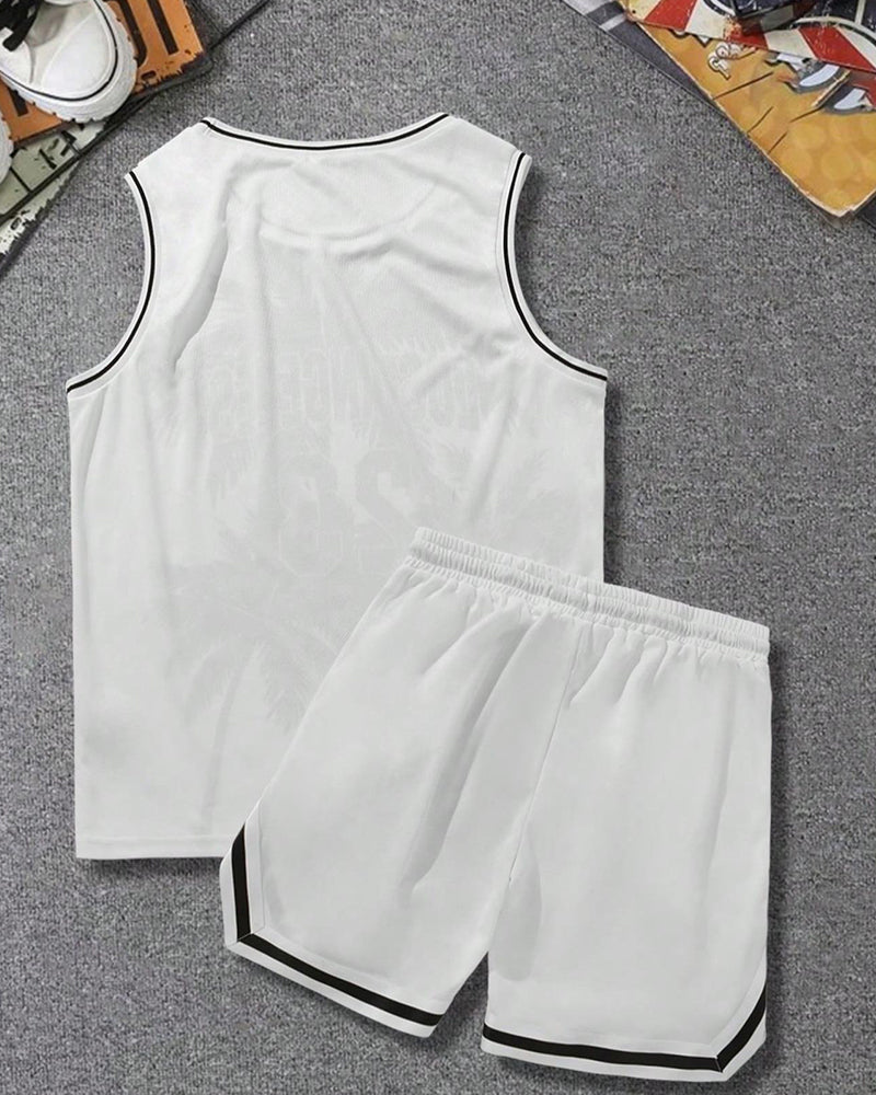 Set Mouwloos Tanktop Shorts