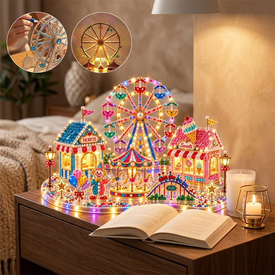 3D LED Kerst Diamantkunst DIY Kit