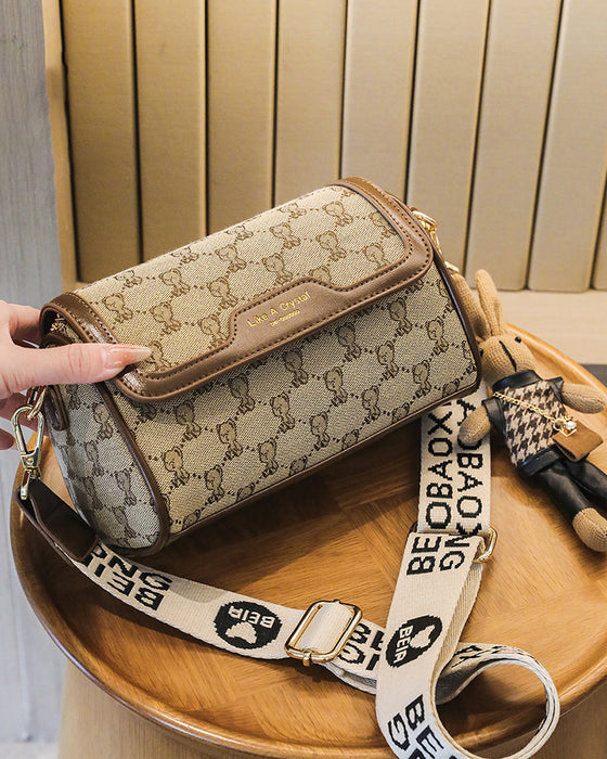Tas Beerprint Eenvoudige Schoudertas