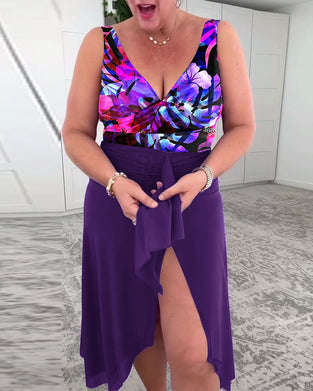 Badpak Kleurrijk Bloemenprint