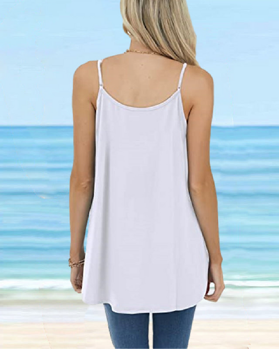 Camisole Dames Basic Ronde Hals