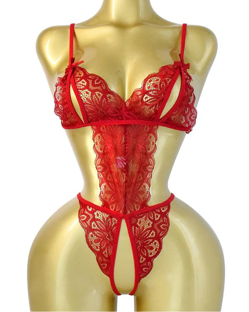 Lingerie Kant Strik Een Delig Sexy
