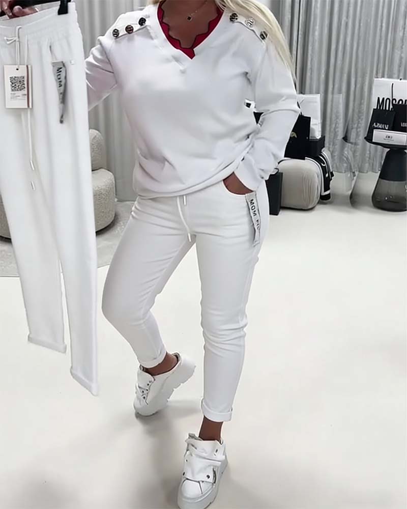 Broek Mode Rek Trelusknoop