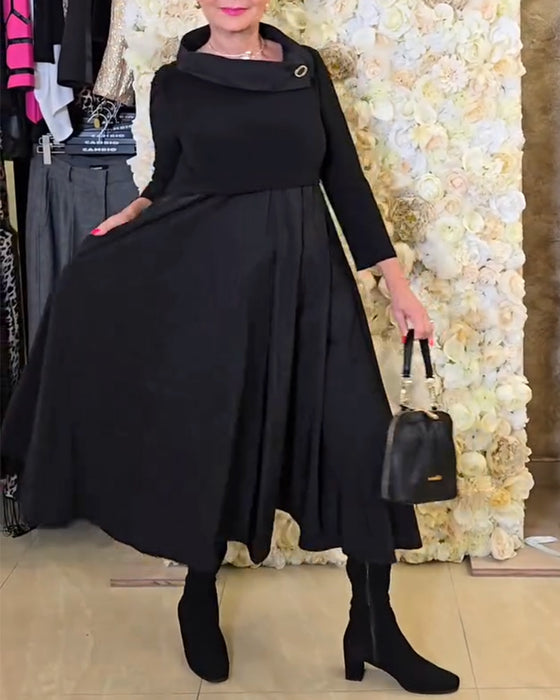 Jurk Fashionable Street Effen A-lijn